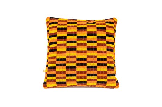 London Underground and London Bus (Misha Black) District Line Moquette Cushion