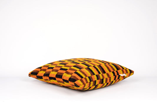 London Underground and London Bus (Misha Black) District Line Moquette Cushion