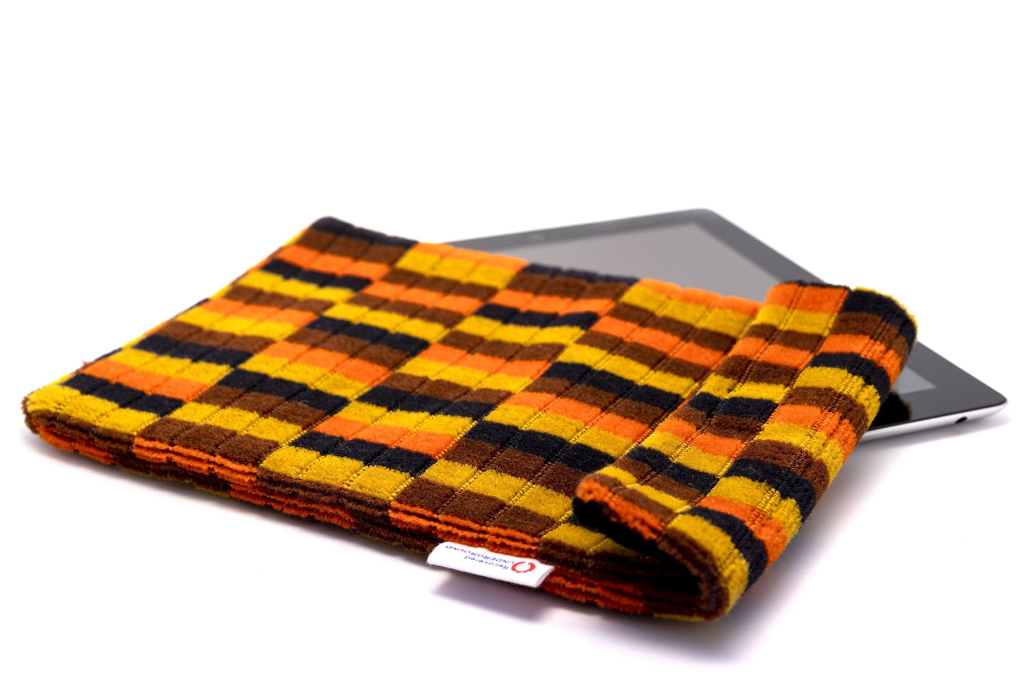 London Underground and London Bus District Line (Misha Black) District Line Moquette Tablet/iPad case