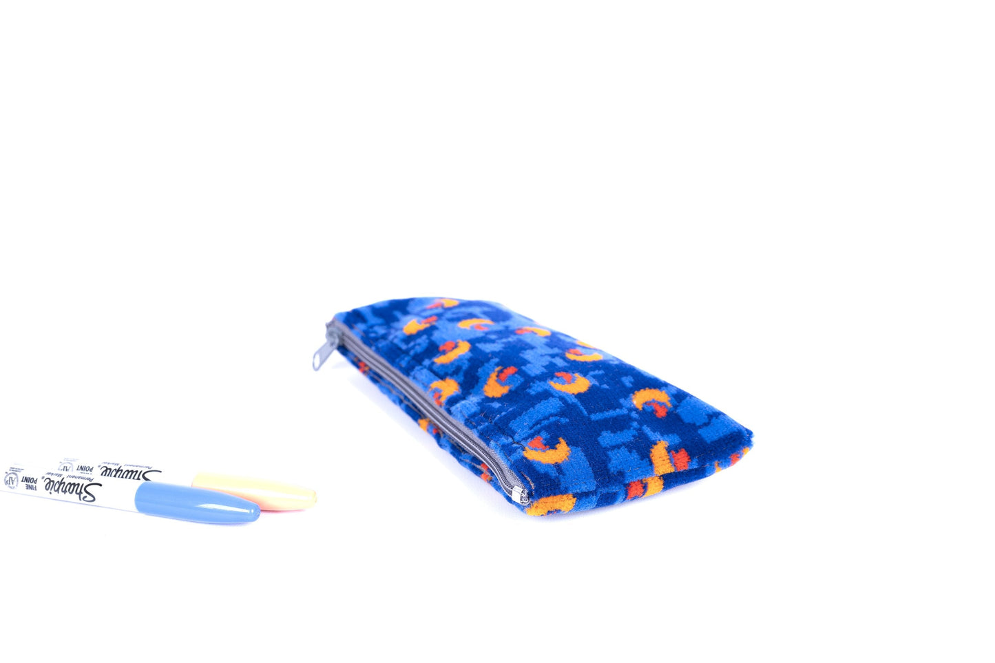 Stagecoach Bus Blue Beachball Moquette Pencil Case